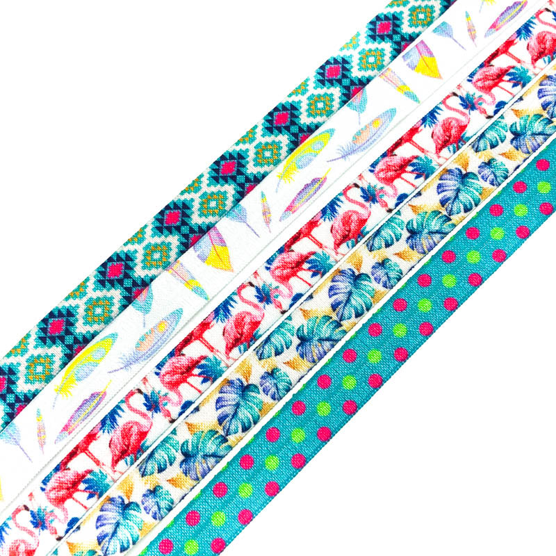 Half Price! Tropical Summer Elastic Ribbons