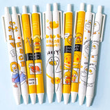 kawaii happy duck yellow and white ducks duckling spring fun pretty pen pens gift gifts present easter planet planets space hey bird birds black gel fineline fine line bright colourful stationery uk planner addict shop store