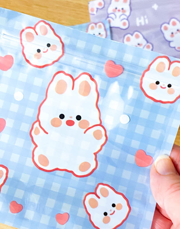 purple lilac blue pink rainbow heart galaxy rabbits jumbo big large plastic re-sealable bag bags cello gift gifts resealable party favour sweet candy easter spring bunny rabbit uk packaging supplies present