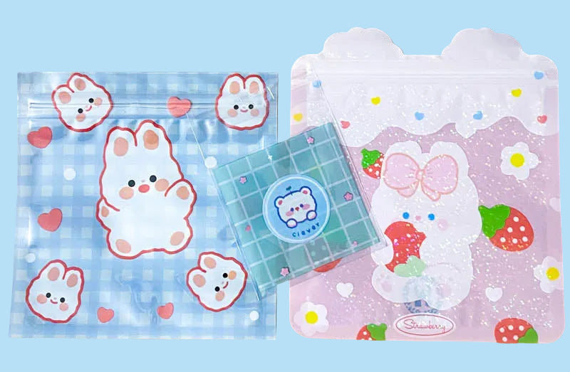 purple lilac blue pink rainbow heart galaxy rabbits jumbo big large plastic re-sealable bag bags cello gift gifts resealable party favour sweet candy easter spring bunny rabbit uk packaging supplies present