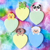 mini memo sticky note notes kawaii cute post it notes memos animal animals uk stationery spring gift gifts shop store chick chicks easter frog frogs panda pandas sheep dog puppy