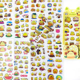 baby chick spring easter chicks yellow clear plastic sticker stickers sheet sheets pack of 10 bundle bargain stationery uk kawaii cute planner supplies shop store funny pretty fun