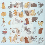 CATS & DOGS Matte Flat Large Sticker Sheet/Pack -3 Choices