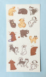 CATS & DOGS Matte Flat Large Sticker Sheet/Pack -3 Choices
