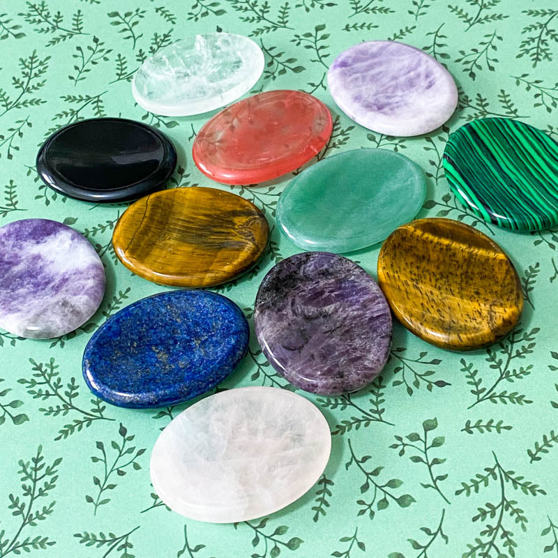 beautiful palm stone stones gem gems lapis lazuli black agate tiger's eye quartz clear rose amethyst cherry aventurine malachite uk cute kawaii palm gift gifts pretty green blue purple brown white pink black orange gifts gifts shop store