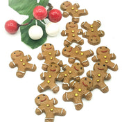 Gingerbread Man Cookie Resin FB 22mm