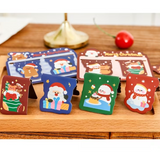 christmas bookmark duo set pair magnetic bookmarks book marks flexible festive gift gfits for book lovers bookworm uk cute kawaii stocking filler fillers bargain stationery present for kids her gingerbread men man santa reindeer rudolph snowman