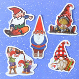 gnome gnomes gonk gonks laptop large sticker stickers christmas butterfly magic mystical set bundle uk cute kawaii stationery bundles colourful mushroom xmas animals penguin sloth frog toad elephant fox flower flowers floral sets