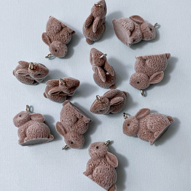 Bunny 3D Resin Charm -Now 10 Colours!