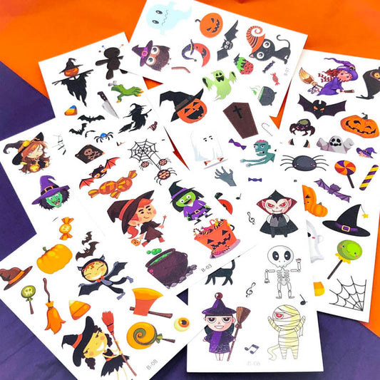 Reduced! Halloween Temporary Tattoo Sheet