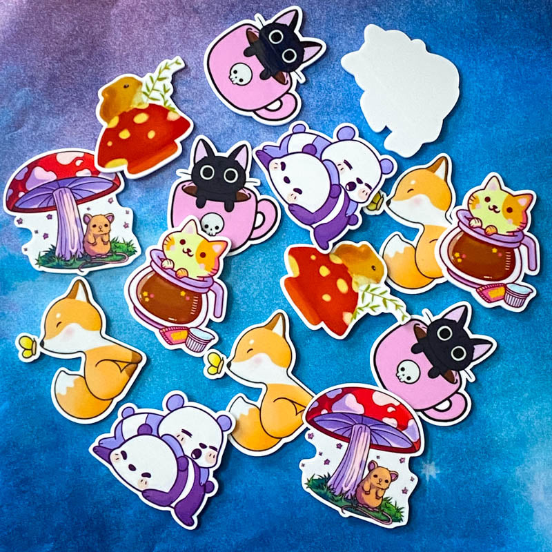 kawaii cute animal acrylic planar planars flatback fb fbs flat back large cat black skull cup coffee fox foxes mushroom mushrooms harvest mouse mice toadstool panda pandas lilac purple red brown pink uk craft supplies