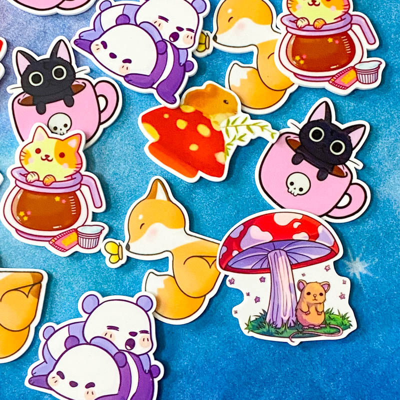 kawaii cute animal acrylic planar planars flatback fb fbs flat back large cat black skull cup coffee fox foxes mushroom mushrooms harvest mouse mice toadstool panda pandas lilac purple red brown pink uk craft supplies