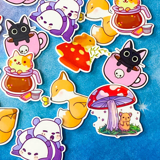 kawaii cute animal acrylic planar planars flatback fb fbs flat back large cat black skull cup coffee fox foxes mushroom mushrooms harvest mouse mice toadstool panda pandas lilac purple red brown pink uk craft supplies