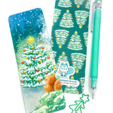 Kawaii Squirrel Exclusive Bookmark - Forest Christmas (discontinued)