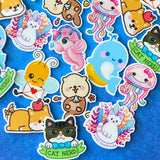 cute animal animals otter dog puppy cat cats nerd pawsitive seahorse bee bees narwhal  planar planars fb fbs flatback flat back backs embellishment uk cute kawaii craft supplies