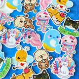 cute animal animals otter dog puppy cat cats nerd pawsitive seahorse bee bees narwhal planar planars fb fbs flatback flat back backs embellishment uk cute kawaii craft supplies