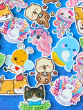 cute animal animals otter dog puppy cat cats nerd pawsitive seahorse bee bees narwhal planar planars fb fbs flatback flat back backs embellishment uk cute kawaii craft supplies