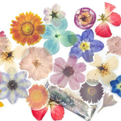 Beautiful Blooms Pack of 40/20 Large, Clear Plastic Stickers