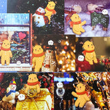 glow in the dark luminous postcard postcards cards festive christmas deer reindeer cute kawaii stationery uk pretty
