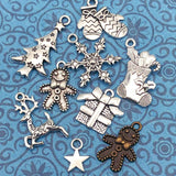 Christmas Charms- Tibetan Silver/Bronze