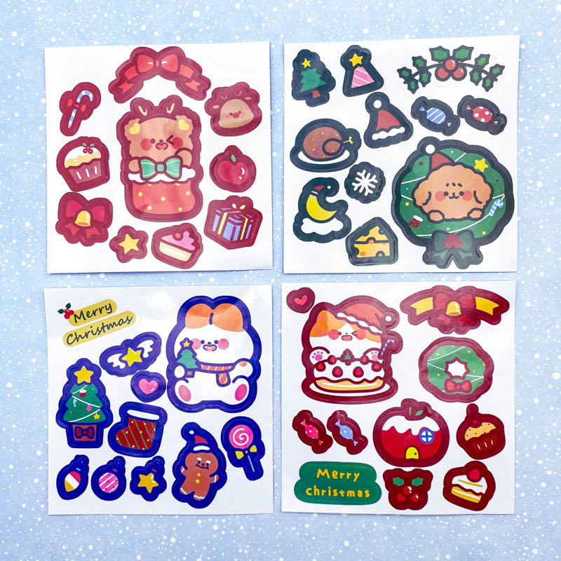 STICKER BUNDLE- 🎄CHRISTMAS THEME🎄 (A)