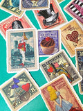 alice in wonderland vintage style retro original illustration illustrations stamp stamps sticker stickers postage matte big large planner supplies stationery uk pack set