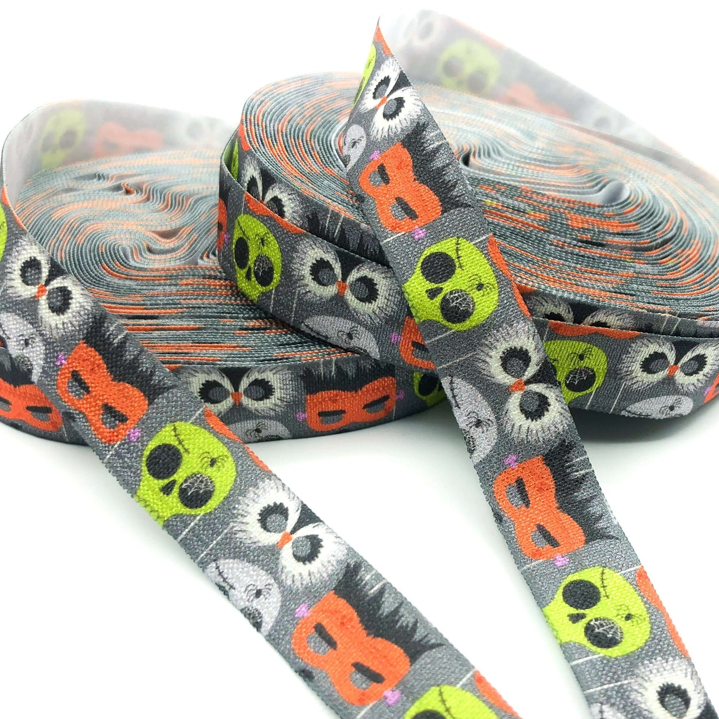 Limited ELASTIC RIBBONS BUNDLE- 🎃 HALLOWEEN (B)🎃 7 Yards