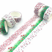 HALF PRICE Flower & Leaf Washi Tape- Choose from 3 Designs