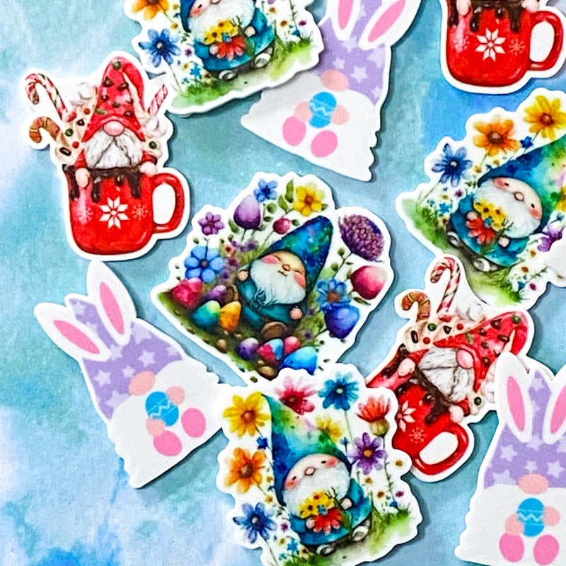 cute kawaii gnome gnomes gonk gonks planar planars flatback flat back fb fbs embellishment embellishments uk craft supplies floral flowers mushroom mushrooms easter bunny red santa christmas cocoa chocolate drink mug planars