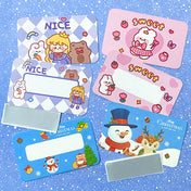 make your own scratch gift card cards kawaii cute lomo purple lilac sticker stickers scratch off nice sweet pink christmas gift gifts stocking filler fillers ideas uk