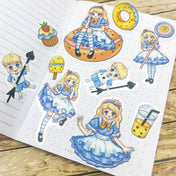75% OFF Alice Clear Plastic Sticker Flakes Pack 30 YELLOW Pack "SWEETS"