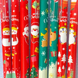 fun cute kawaii christmas pen pens stocking filers gift gifts uk stationery red green santa snowmen snowman penguin penguins reindeer rudolph bargain black ink gel fineline fine line slim click