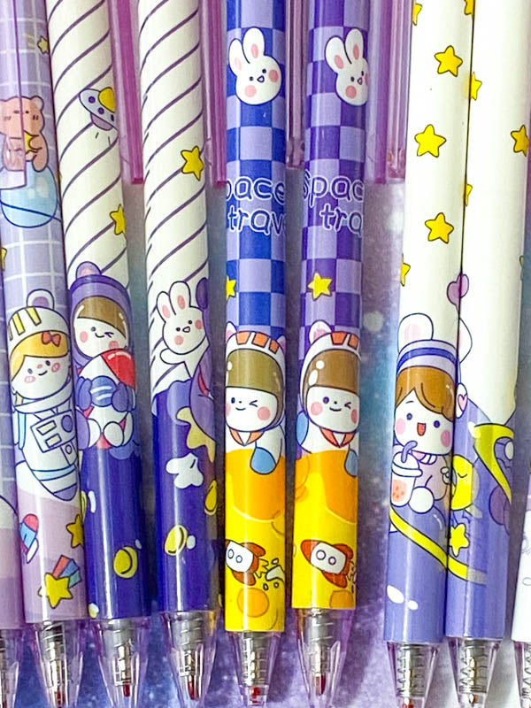 Pocket Money Bargain PENS PENCILS ERASERS & PAPER CLIPS -Perfect Kawaii Gifts