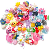 resin acrylic bundle bundles small flatback flat back fb fbs embellishment uk cute kawaii craft supplies bargain set