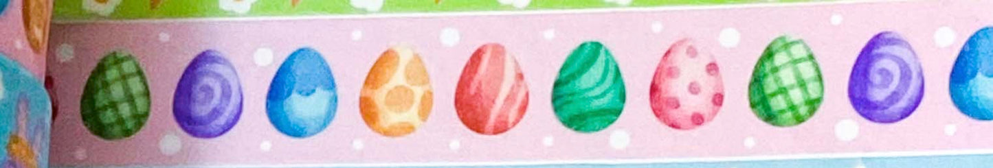 EASTER & SPRING Washi Tape 5m Roll 12 Designs