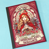 red riding hood sticker book with clear and washi paper sheets