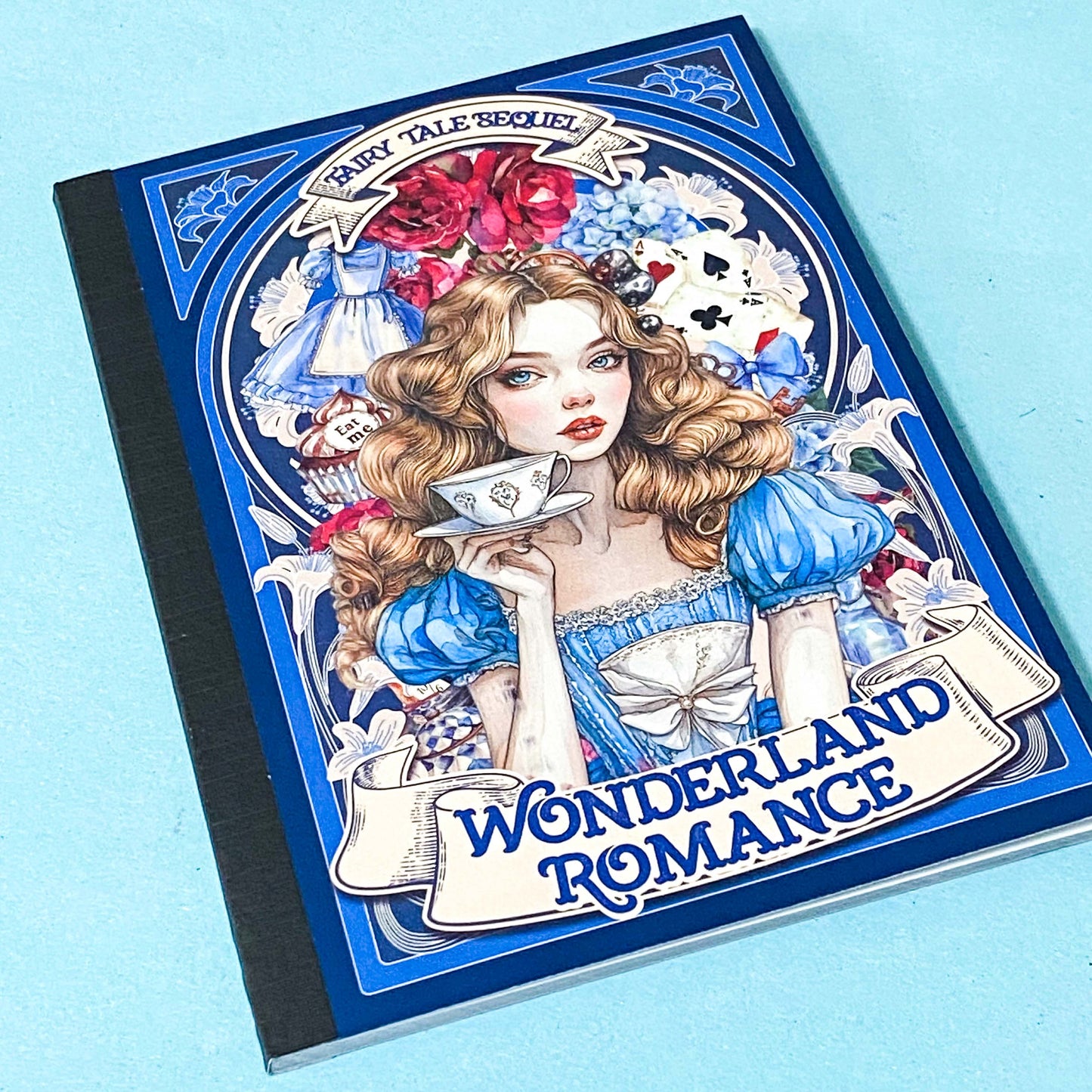 alice in wonderland sticker book with clear plastic and translucent washi sticker sheets