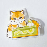 SWEET CAT- Food Themed ACRYLIC PIN BROOCH