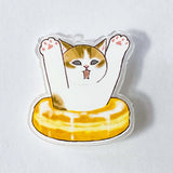 SWEET CAT- Food Themed ACRYLIC PIN BROOCH