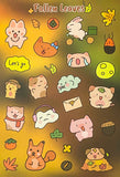 cute kawaii sticker stickers season seasons autumn winter spring summer stationery sheet sheets pack uk planner addict animal animals snow jungle cherry blossom bunny bear pig cat autumn leaf leaves falling