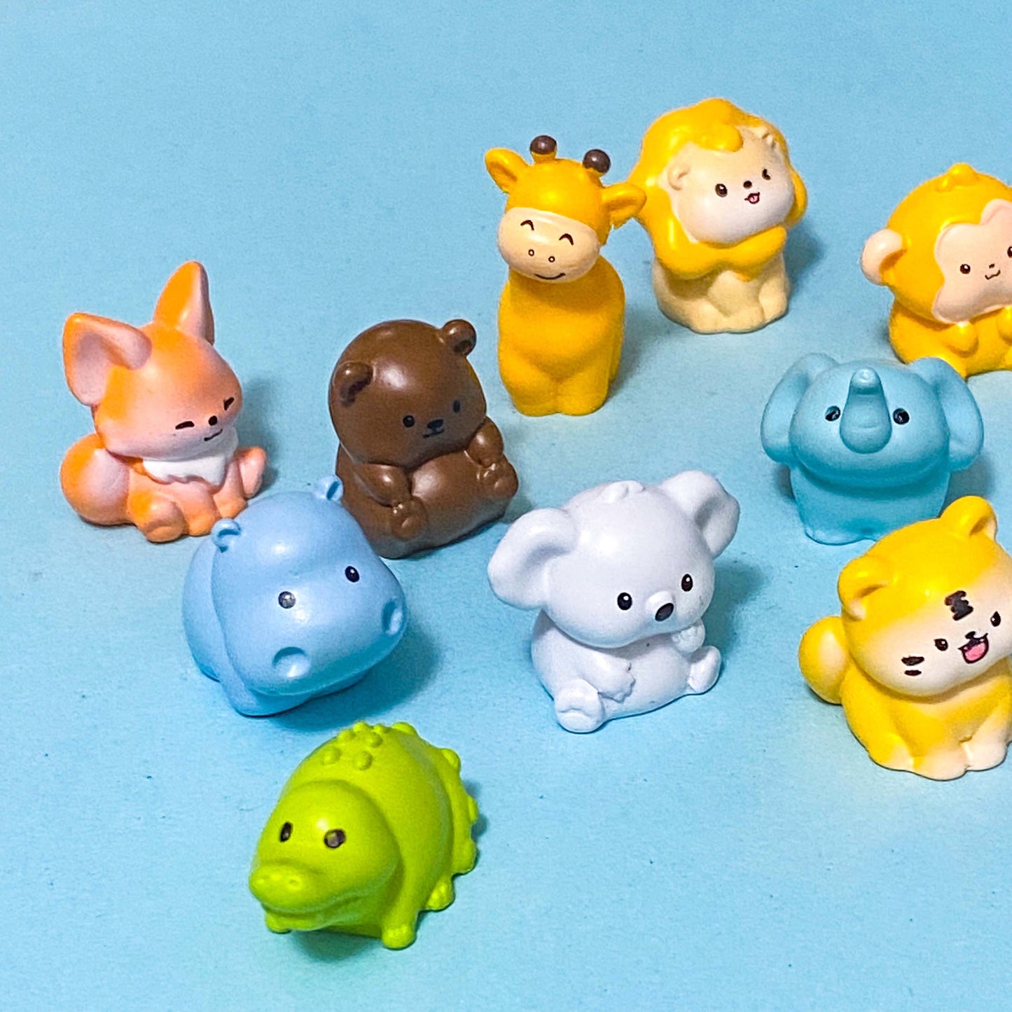 Cute Individual 3D Resin ANIMAL FIGURINES 4- WILD & ZOO ANIMALS