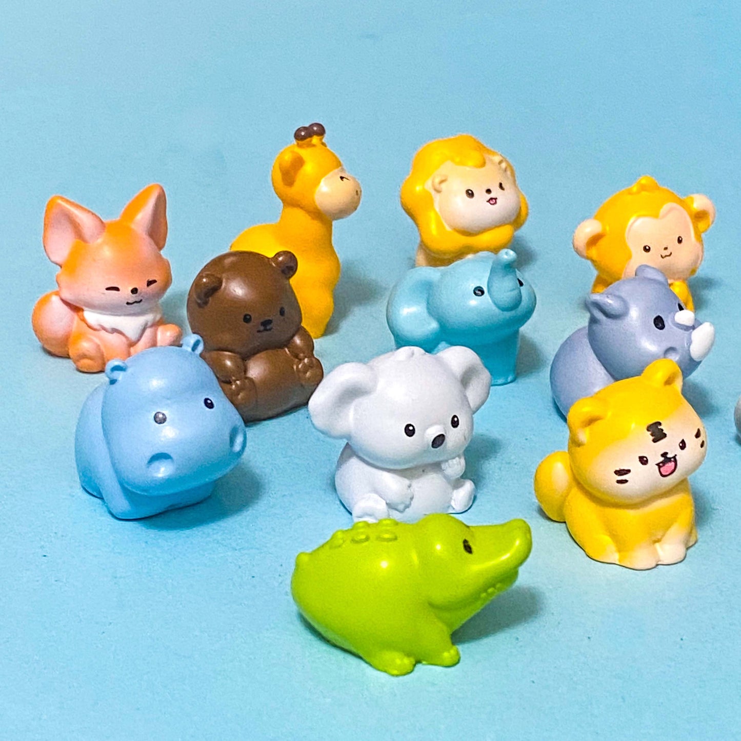 Cute Individual 3D Resin ANIMAL FIGURINES 4- WILD & ZOO ANIMALS