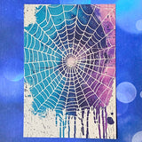 spooky witchcraft witch witches magic magical bold colours vintage sepia postcard postcards post card cards uk cute kawaii halloween stationery individual planner supplies addict purple magenta pink teal blue green black brown bright art artwork cat black cats broomstick haunted house occult spider's web webs cobweb potion potions hat hats book 
