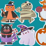 halloween spooky sticky note notes memo memos pad post it its uk cute kawaii gift gifts stationery supplies planner addict mummy cat pumpkin owl bat bats ghost gnome autumn monster frankenstein death grim reaper spider fun