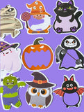 halloween spooky sticky note notes memo memos pad post it its uk cute kawaii gift gifts stationery supplies planner addict mummy cat pumpkin owl bat bats ghost gnome autumn monster frankenstein death grim reaper spider fun