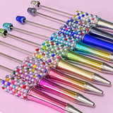 sparkly rhinestone pen base sparkly gem gems pearl pearly beaded pens blank metallic ombre pretty build your own back ballpoint uk cute kawaii gift gifts stationery shop store craft supplies 