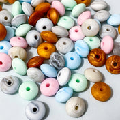marble marbled bead beads pattern patterned 12mm spacer spacers abacus uk cute kawaii silicone soft touch gold metallic pearly pearlescent pale pink blue green mint granite grey beige pastel cute craft supplies set bundle light 15 shop store beaded pen pens make your own