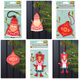 wooden wood tree decoration decs decorations uk cute kawaii retro style vintage feel hanging ornament ornaments rex london uk shop store gift gifts festive red white turquoise bauble baubles santa claus father christmas soldier nutcracker