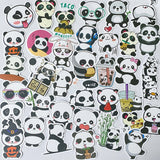 cute kawaii panda pandas laptop sticker stickers uk stationery addict planner supplies pretty fun adorable black and white bear bears stationery gift gifts