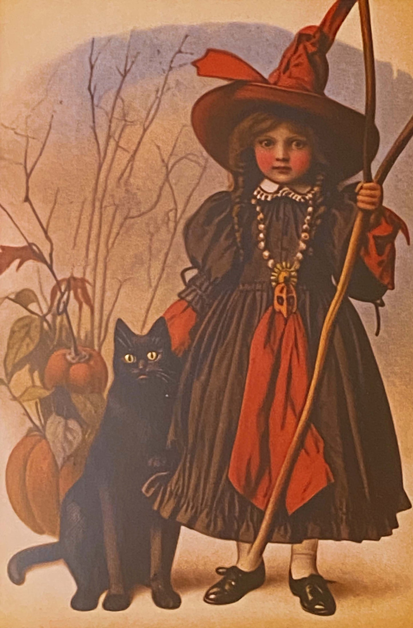 VINTAGE STYLE HALLOWEEN Postcard- Retro Nostalgia